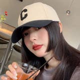 Aタイプ-ブラック | 配色ロゴキャップ 2タイプ 男女兼用 | kirakiraShop