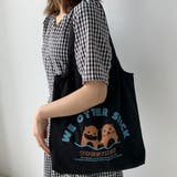 D | プリントアートキャンバストートバッグ 小物 かばん | kirakiraShop