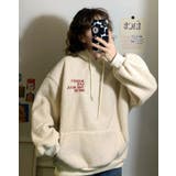ロゴデザインボアフーディー 2サイズ ユニセックス | kirakiraShop | 詳細画像5