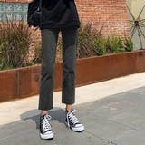 ダークグレー | 伸びるデニム カットオフストレッチデニムパンツ 3サイズ | kirakiraShop
