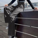 ダークグレー | ダメージ加工デニムパンツ 5サイズ セミワイドデニムパンツ | kirakiraShop