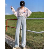 ダメージ加工デニムパンツ 5サイズ セミワイドデニムパンツ | kirakiraShop | 詳細画像7