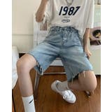 【SHOPLIST限定】カットオフハーフパンツ ボトムス ハーフパンツ | kirakiraShop  | 詳細画像5 