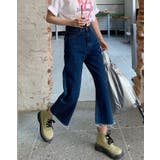カットオフクロップドデニムパンツ 4サイズ ボトムス | kirakiraShop  | 詳細画像10 