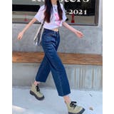 カットオフクロップドデニムパンツ 4サイズ ボトムス | kirakiraShop  | 詳細画像13 