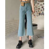 カットオフクロップドデニムパンツ 4サイズ ボトムス | kirakiraShop  | 詳細画像5 