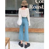 カットオフクロップドデニムパンツ 4サイズ ボトムス | kirakiraShop  | 詳細画像7 