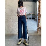 カットオフクロップドデニムパンツ 4サイズ ボトムス | kirakiraShop  | 詳細画像9 