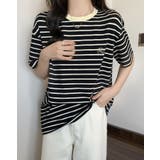【SHOPLIST限定】刺繍ロゴボーダーTシャツ 4サイズ トップス | kirakiraShop  | 詳細画像10 