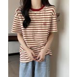 【SHOPLIST限定】刺繍ロゴボーダーTシャツ 4サイズ トップス | kirakiraShop  | 詳細画像15 