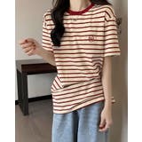 【SHOPLIST限定】刺繍ロゴボーダーTシャツ 4サイズ トップス | kirakiraShop  | 詳細画像16 