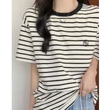 【SHOPLIST限定】刺繍ロゴボーダーTシャツ 4サイズ トップス | kirakiraShop  | 詳細画像7 