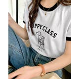 【SHOPLIST限定】配色ラインイラストロゴリンガーTシャツ トップス ロゴT… | kirakiraShop  | 詳細画像2 