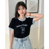 【SHOPLIST限定】配色ラインイラストロゴリンガーTシャツ トップス ロゴT… | kirakiraShop  | 詳細画像31 