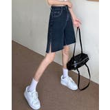 スリットデニムハーフパンツ 3サイズ ボトムス | kirakiraShop | 詳細画像12
