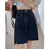 スリットデニムハーフパンツ 3サイズ ボトムス | kirakiraShop | 詳細画像17