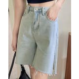 スリットデニムハーフパンツ 3サイズ ボトムス | kirakiraShop | 詳細画像7