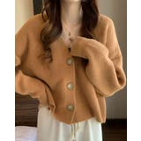 Vネックモヘアニットカーディガン トップス ニットカーディガン | kirakiraShop | 詳細画像10