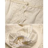 【SHOPLIST限定】スカラップ刺繍ブラウス トップス ブラウス | kirakiraShop  | 詳細画像5 