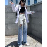 グラデーションダメージデニムパンツ 4サイズ ボトムス | kirakiraShop  | 詳細画像8 