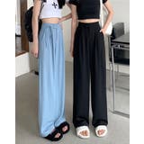 【SHOPLIST限定】タックイージーロングパンツ全3色 3サイズ ボトムス | kirakiraShop | 詳細画像7
