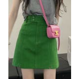 カラーデニムミニスカート 3サイズ ボトムス | kirakiraShop  | 詳細画像2 