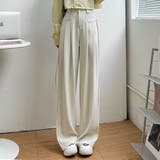 オフホワイト | セミワイドフレアパンツ全3色 4サイズ ボトムス | kirakiraShop