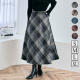 チェック柄フレアスカート 4サイズ ボトムス | kirakiraShop  | 詳細画像1 