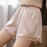 アイボリー | 裾レースペチコートパンツ 3サイズ インナー | kirakiraShop