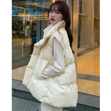 スタンドネック中綿ベスト 4サイズ アウター | kirakiraShop | 詳細画像10
