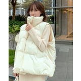 スタンドネック中綿ベスト 4サイズ アウター | kirakiraShop | 詳細画像7