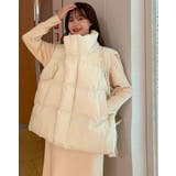 スタンドネック中綿ベスト 4サイズ アウター | kirakiraShop | 詳細画像9