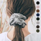 メタリックサテンシュシュ 小物 ヘアアクセサリー | kirakiraShop  | 詳細画像1 