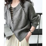 モックネックジップニットカーディガン トップス ニット | kirakiraShop | 詳細画像13