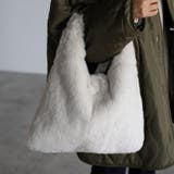 アイボリー | トライアングルファーバッグ ワンハンドル ふわふわ | GUSCIO