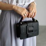 ★雑誌anan掲載商品 ベルトデザインスクエアショルダーバッグ 12-1091 | GUSCIO | 詳細画像3 
