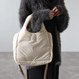 アイボリー | ダウン風  2WAY ショルダーバッグ 撥水 12-1118 | GUSCIO