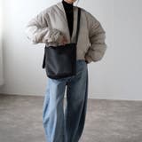 スクエア型 ショルダーバッグ  1枚革風  長さ調節可能  12-1130 | GUSCIO | 詳細画像21 