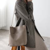 スクエア型 ショルダーバッグ  1枚革風  長さ調節可能  12-1130 | GUSCIO | 詳細画像2 