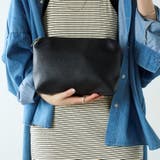 ノットハンドルトートバッグ ポーチ付き 一枚革風 12-1151 | GUSCIO | 詳細画像12