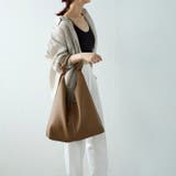 ノットハンドルトートバッグ ポーチ付き 一枚革風 12-1151 | GUSCIO | 詳細画像20