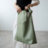 ノットハンドルトートバッグ ポーチ付き 一枚革風 12-1151 | GUSCIO | 詳細画像46