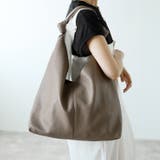 ノットハンドルトートバッグ ポーチ付き 一枚革風 12-1151 | GUSCIO | 詳細画像55