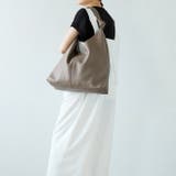 ノットハンドルトートバッグ ポーチ付き 一枚革風 12-1151 | GUSCIO | 詳細画像60