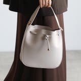 グレージュ | ノットリボンショルダーバッグ 12-1170 | GUSCIO