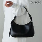 ブラック | ショルダーバッグ ハンドバッグ 超軽量 12-1176 | GUSCIO