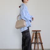 ハンドバッグ  ボストン型 三室構造 ショルダー付き 12-1187 | GUSCIO | 詳細画像16 