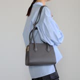 ハンドバッグ  ボストン型 三室構造 ショルダー付き 12-1187 | GUSCIO | 詳細画像1 