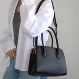 ハンドバッグ  ボストン型 三室構造 ショルダー付き 12-1187 | GUSCIO | 詳細画像19 