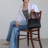 ハンドバッグ  ボストン型 三室構造 ショルダー付き 12-1187 | GUSCIO | 詳細画像22 